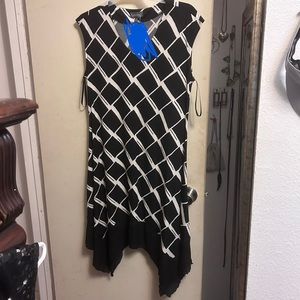 V neck dress